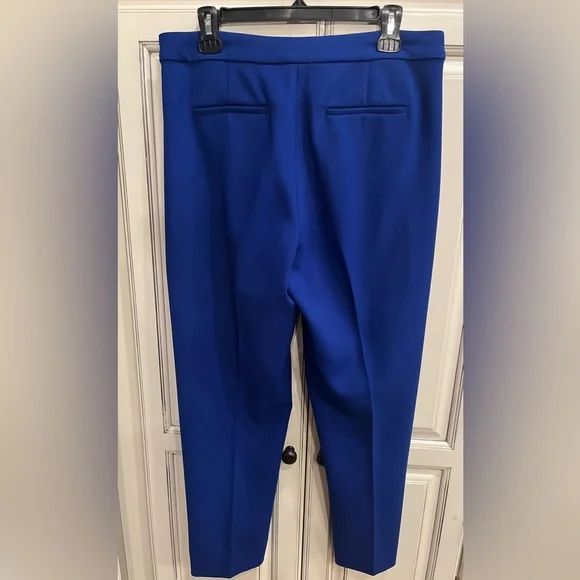 J. Crew Royal Blue Women's Trousers Kate Pant Size 10 Style BK251 - Picture 2 of 7